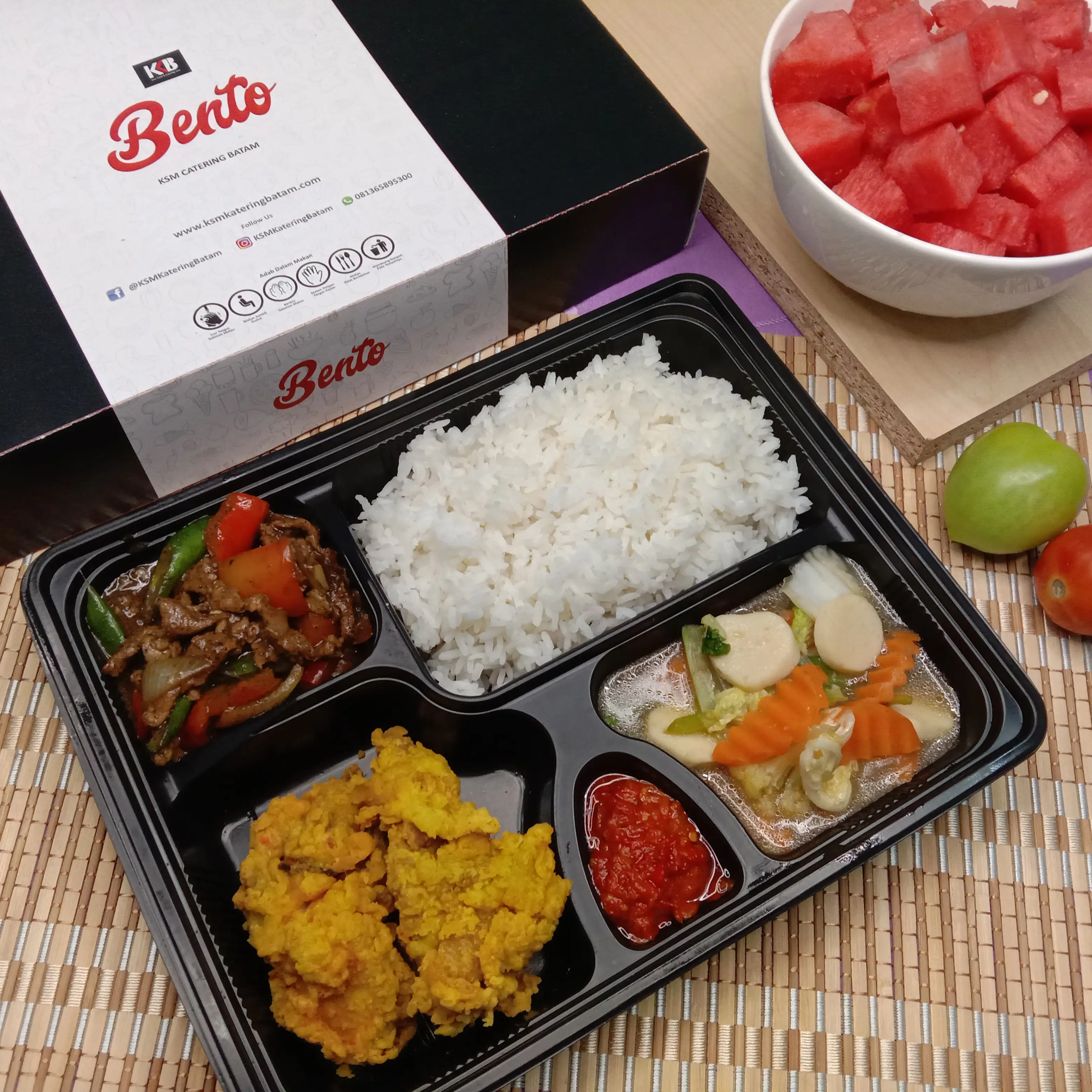 Paket bento KSM Katering