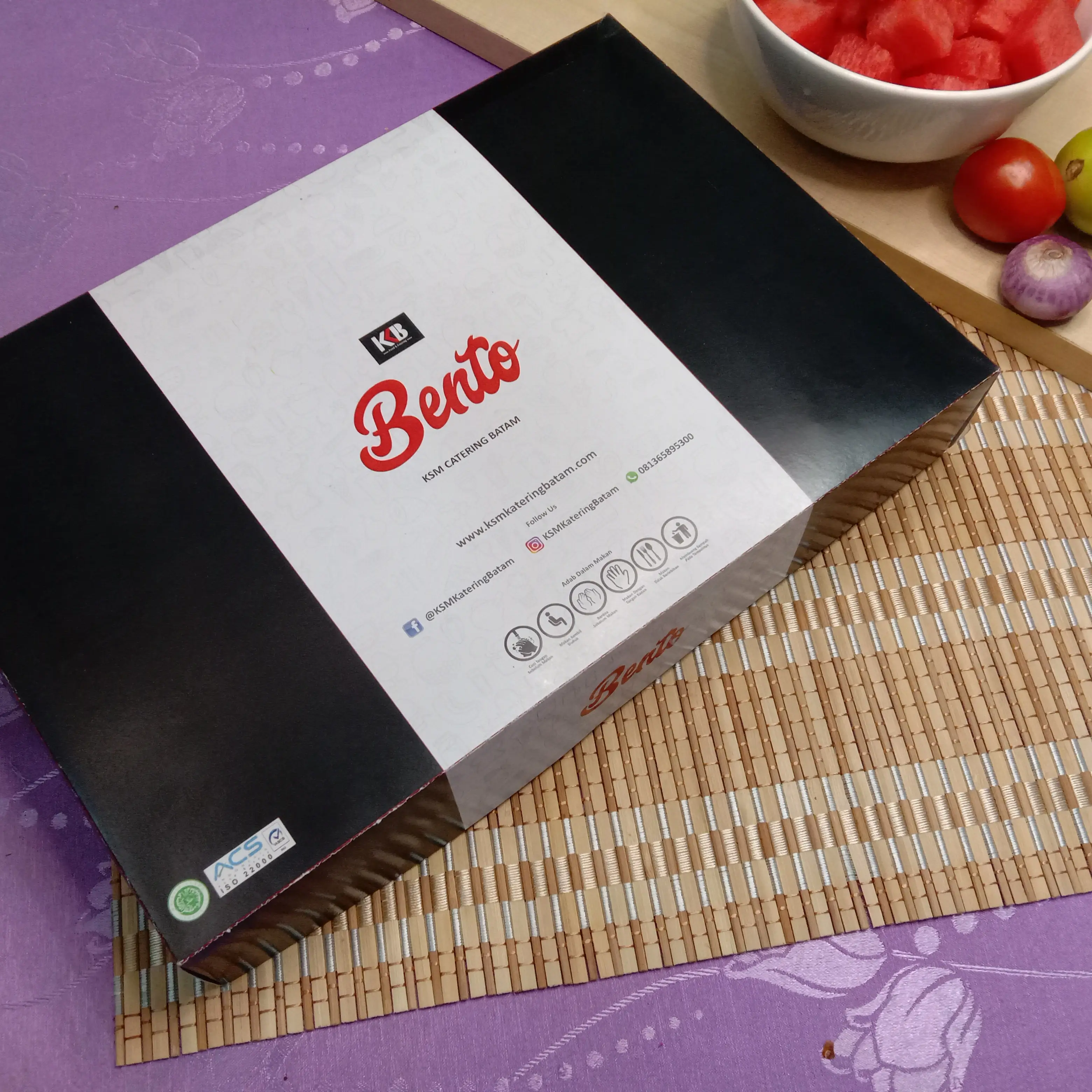 Kemasan bento premium KSM Katering