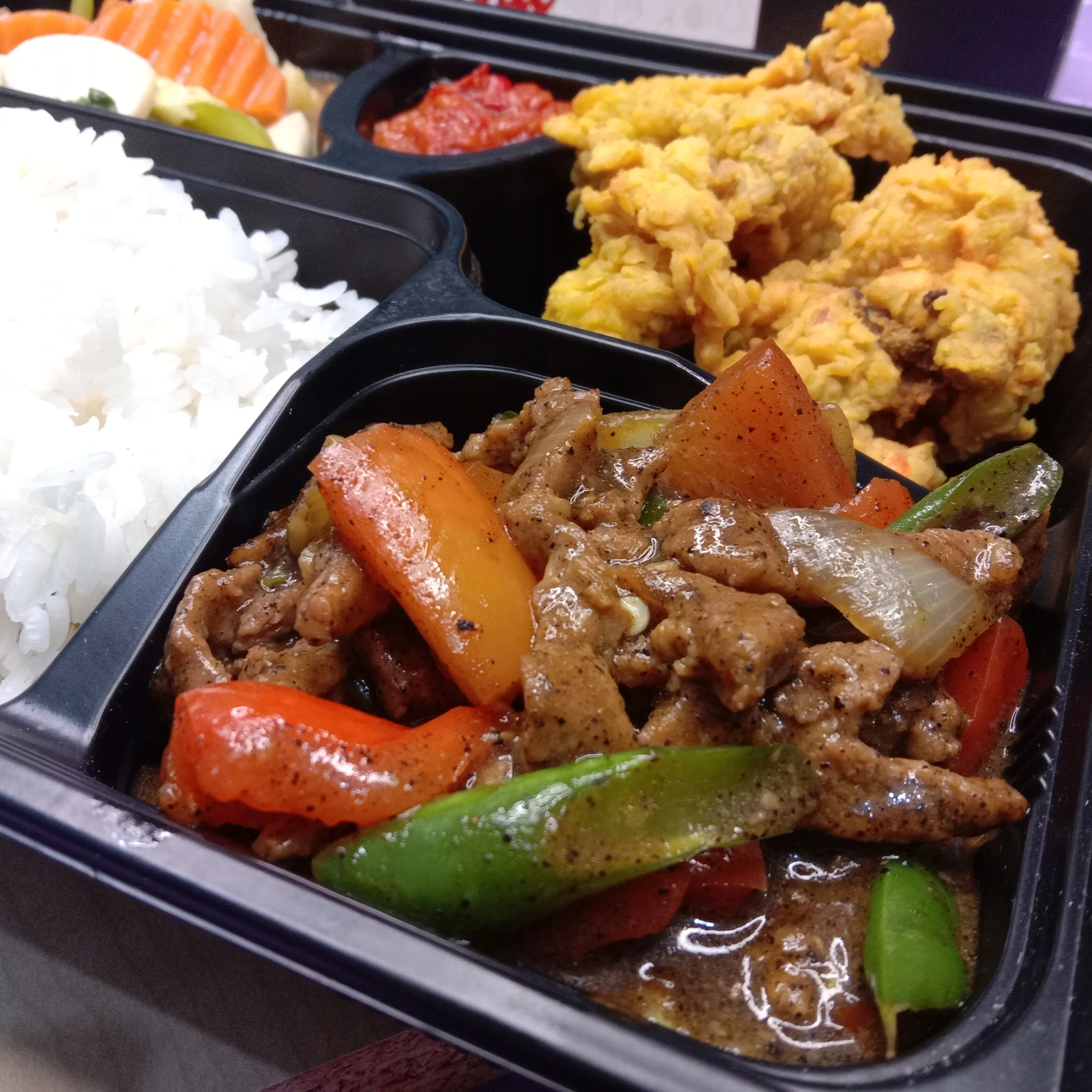 Detail menu bento KSM Katering